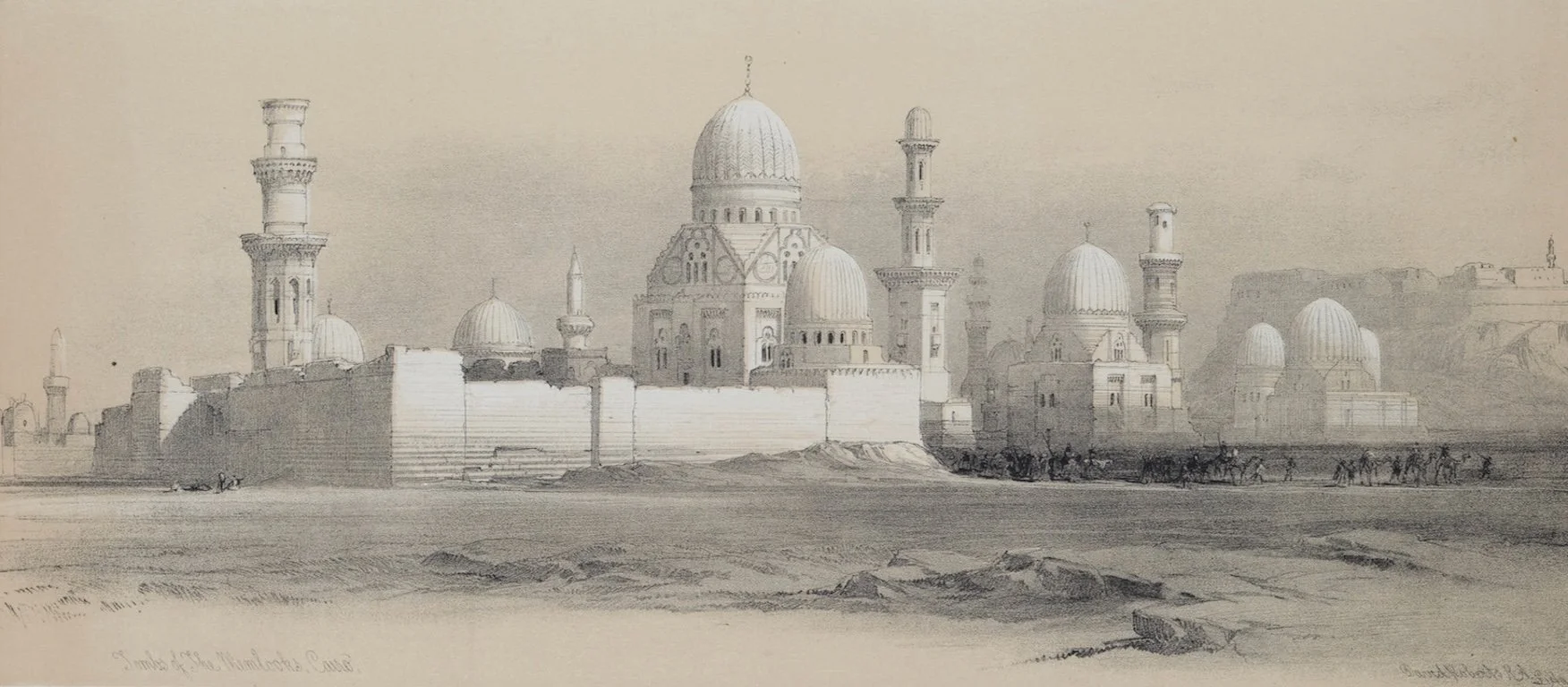 5428C Roberts, Tombs of the Mamelukes, Cairo.jpeg