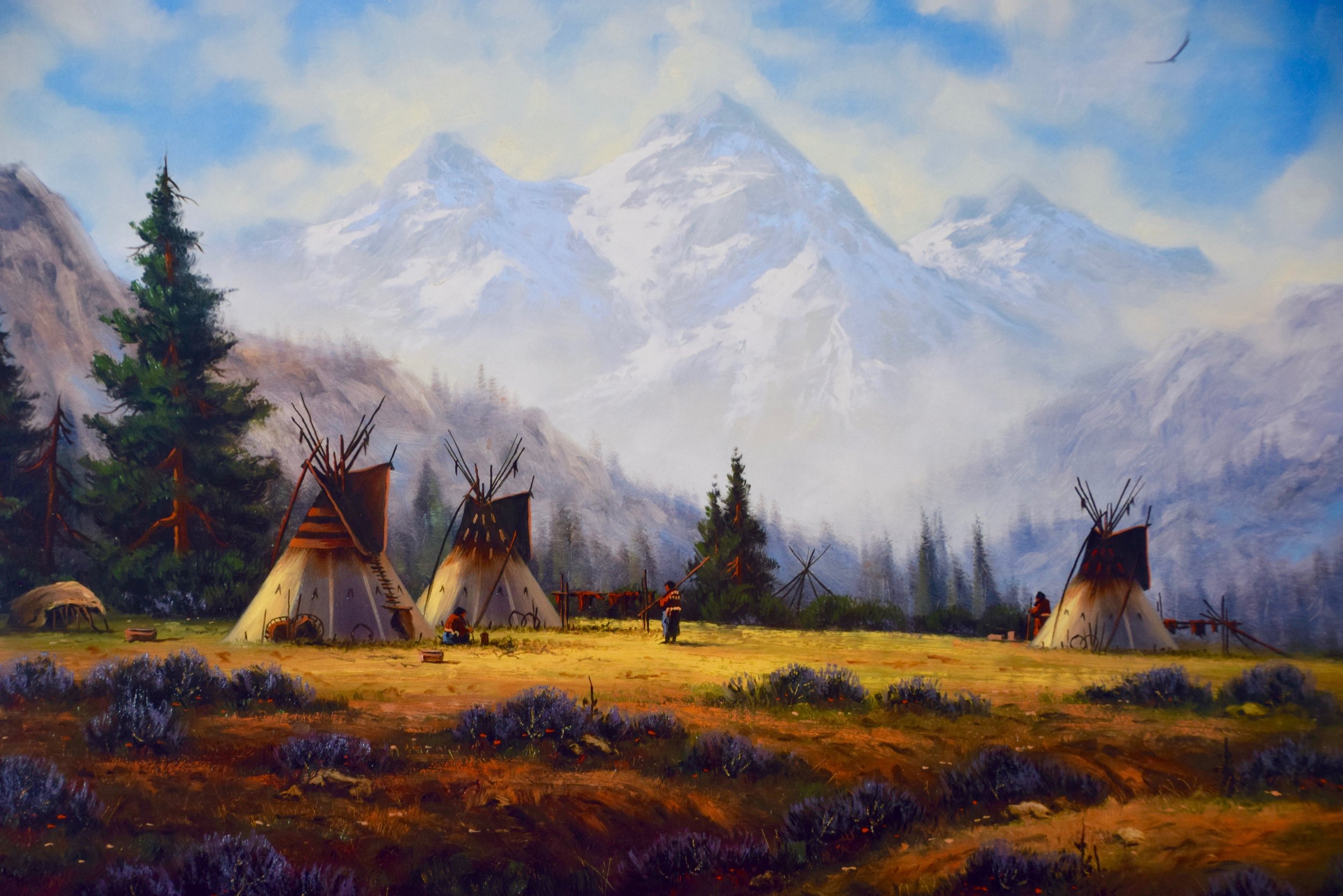 1506A Hartwig Native American Encampment in a Valley.jpg