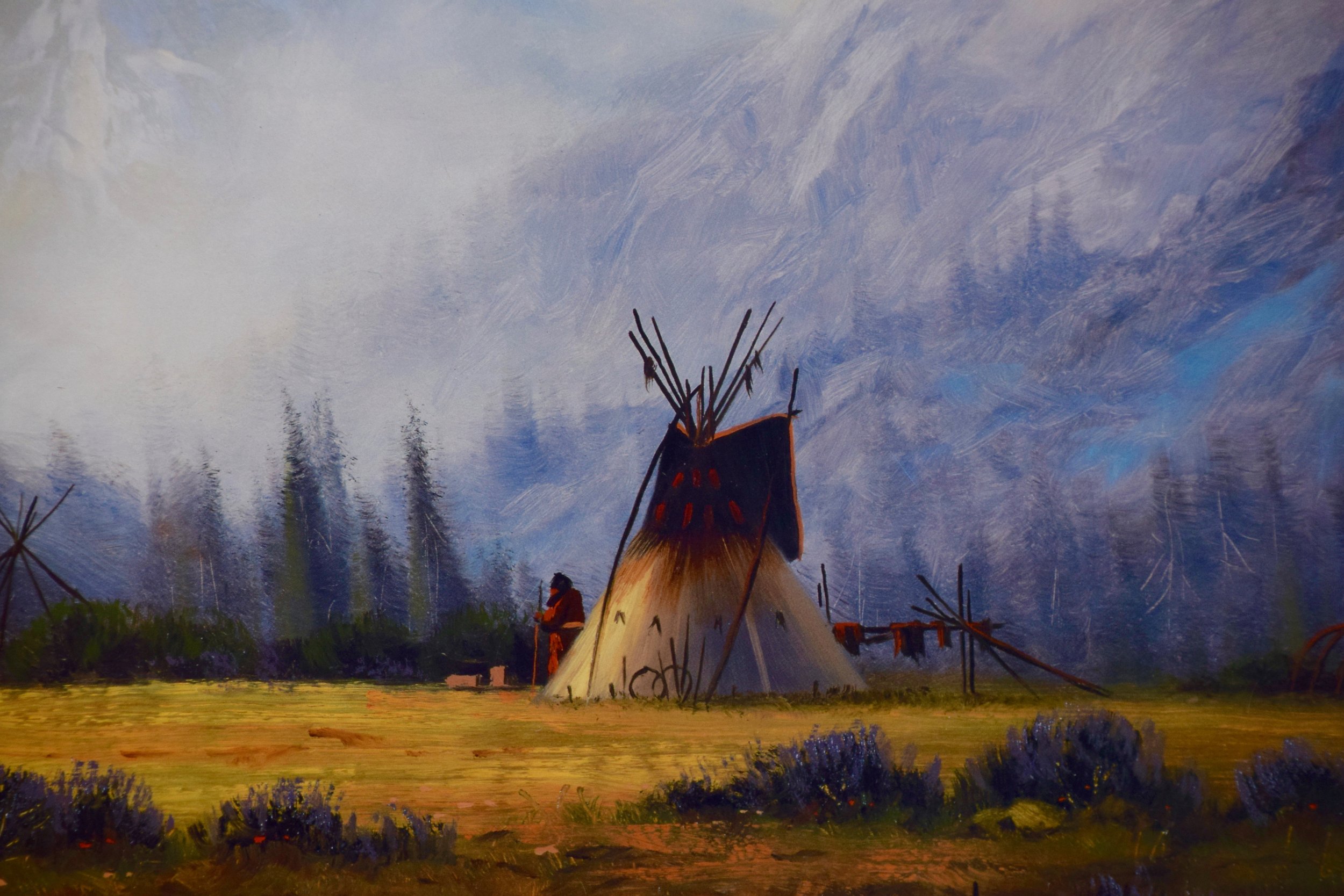 1506C Hartwig Native American Encampment in a Valley.jpg