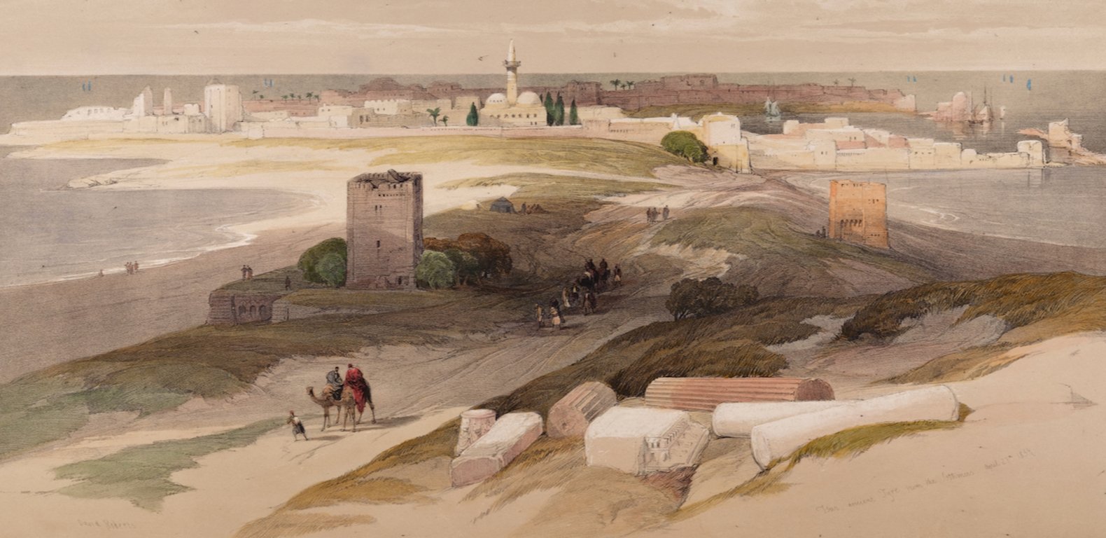 3977B Roberts, Tyre, From the Isthmus.jpeg