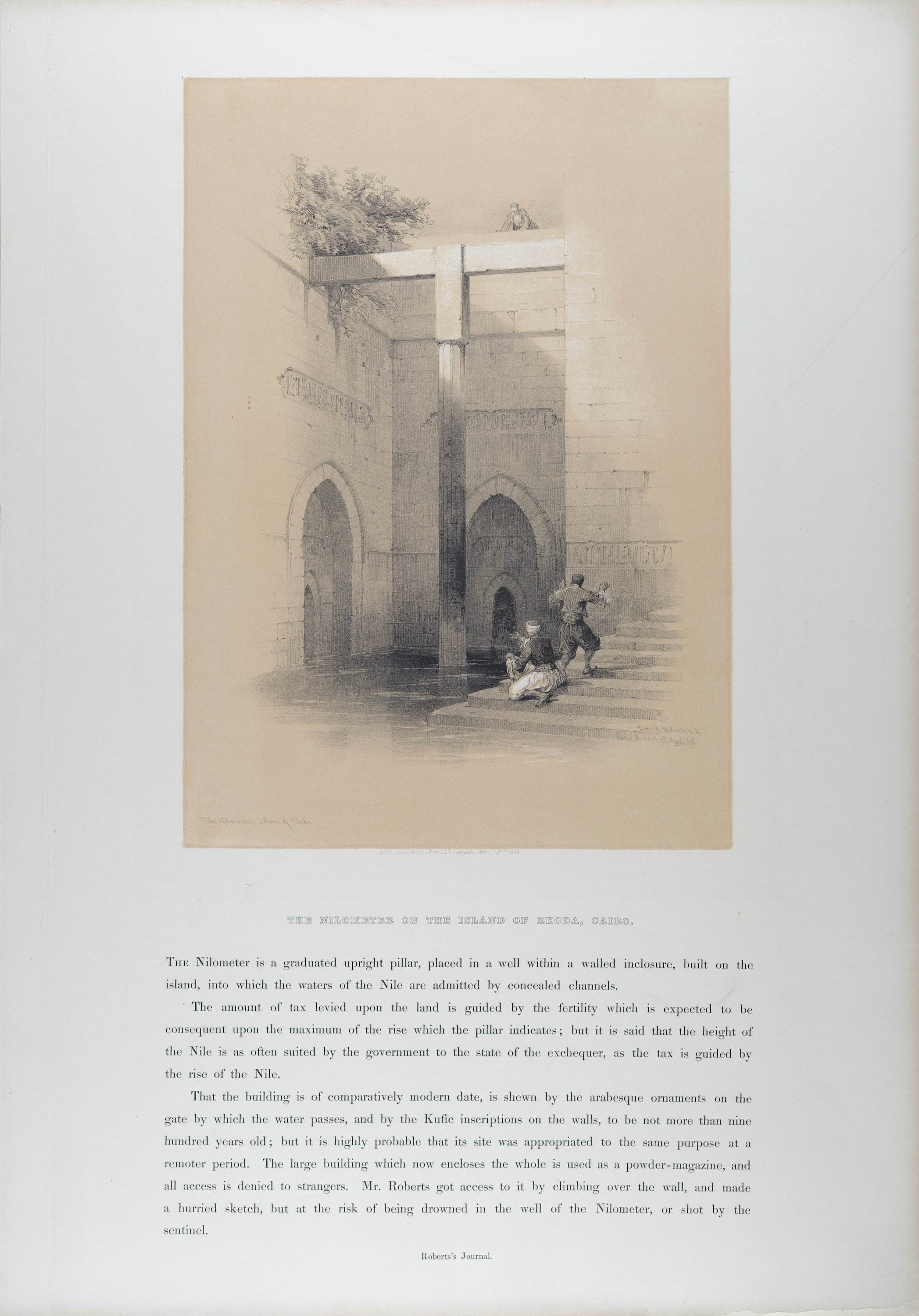 5429 Roberts, The Nilometer on the Island of Rhoda, Cairo.jpeg