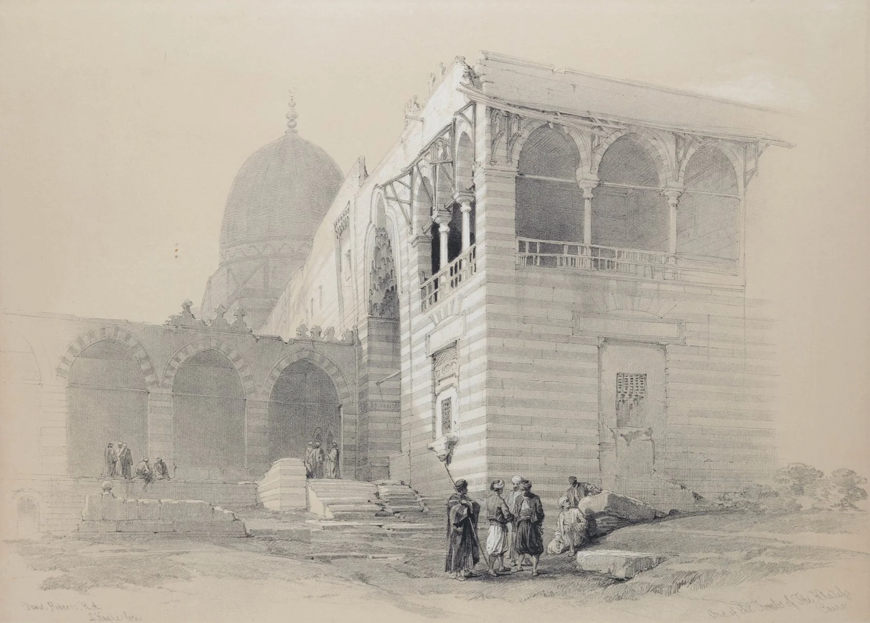 5396A Roberts, One of the Tombs of the Caliphs, Cairo.jpeg