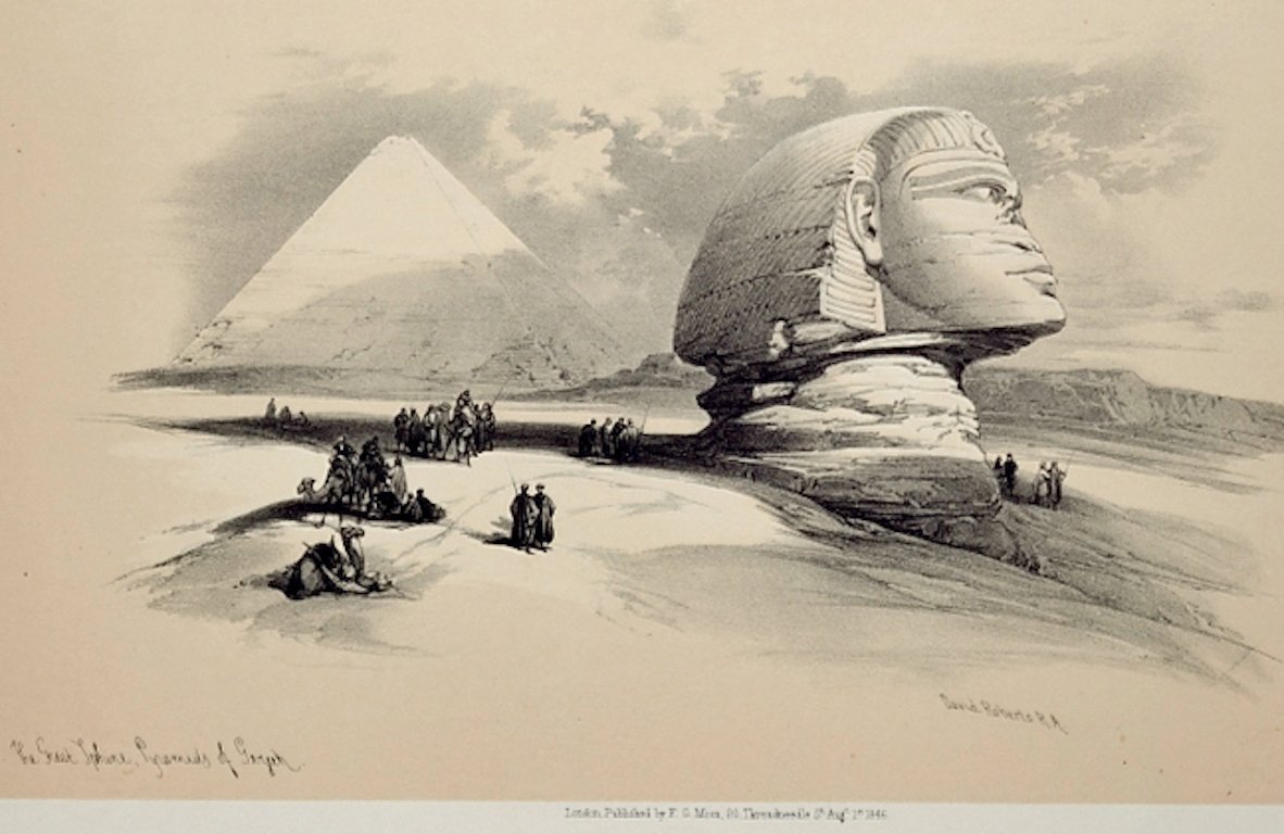 5376B Roberts, Side View of the Great Sphinx.jpeg