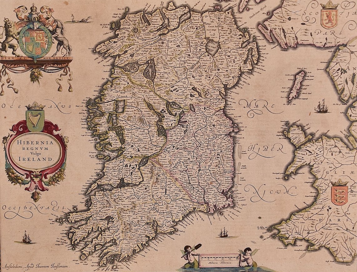 4703A Blaeu, Hibernia Regnum Ireland from Atlas Novus.jpeg