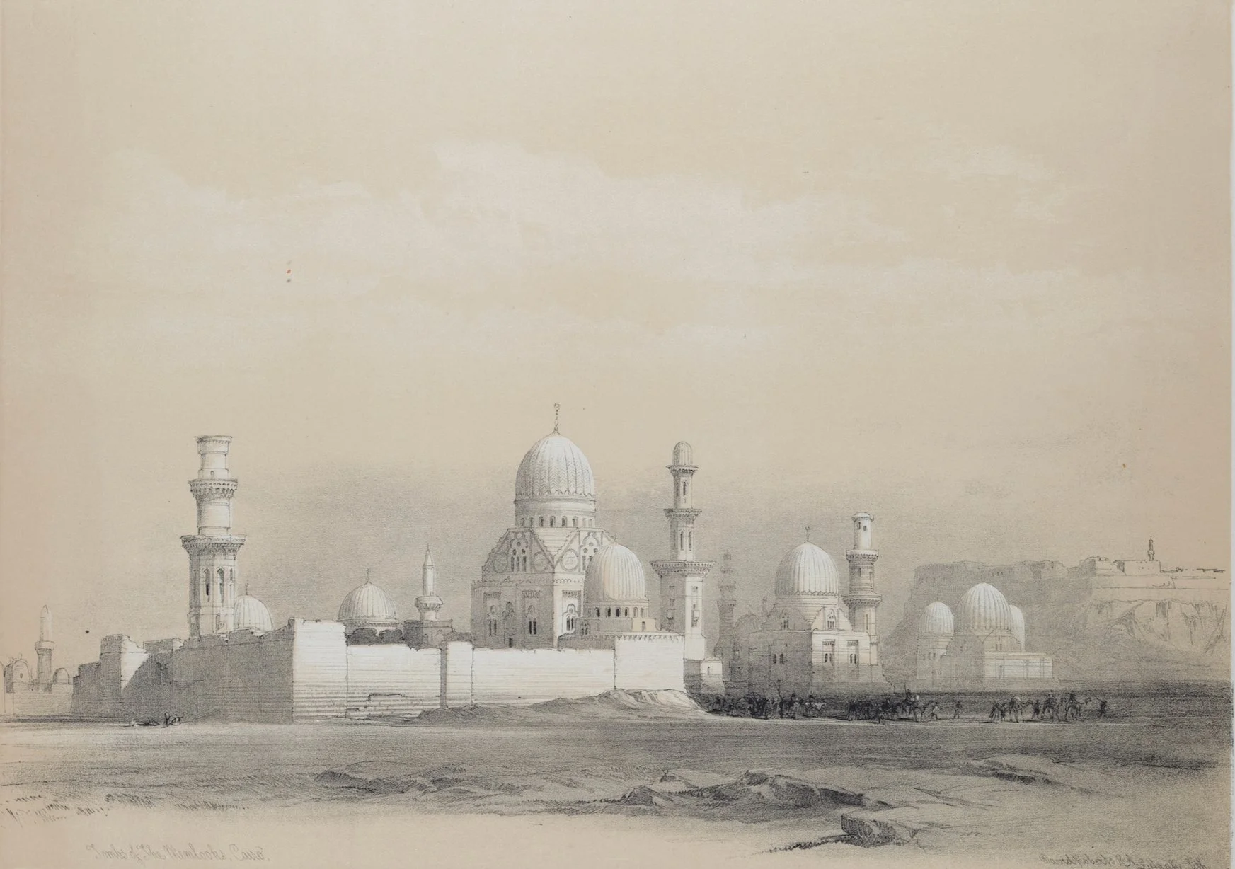 5428B Roberts, Tombs of the Mamelukes, Cairo.jpeg