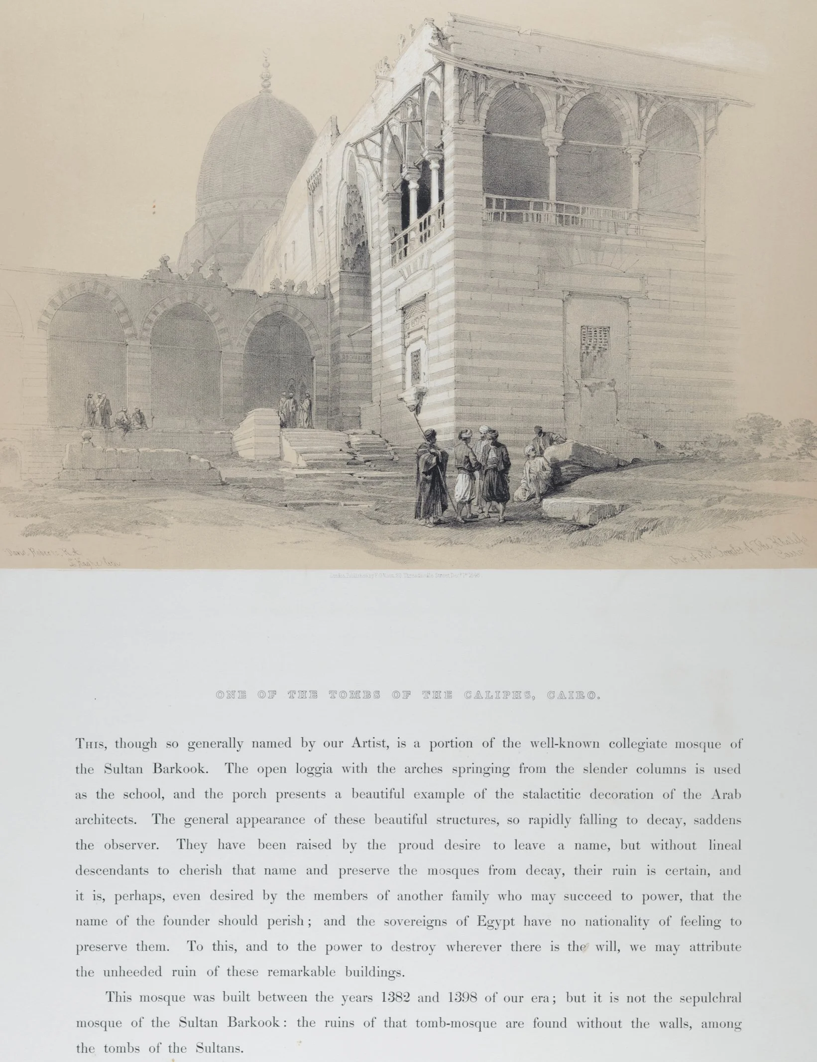 5396B Roberts, One of the Tombs of the Caliphs, Cairo.jpeg