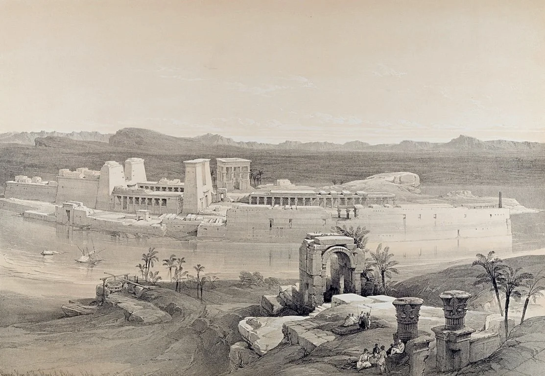 5354A Robert, General View of the Island of Philae, Nubia.jpeg