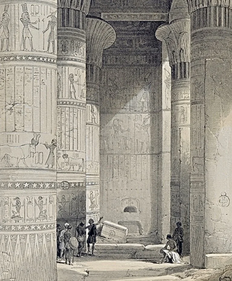 5361C Roberts, View From Under the Grand Portico, Philae.jpeg