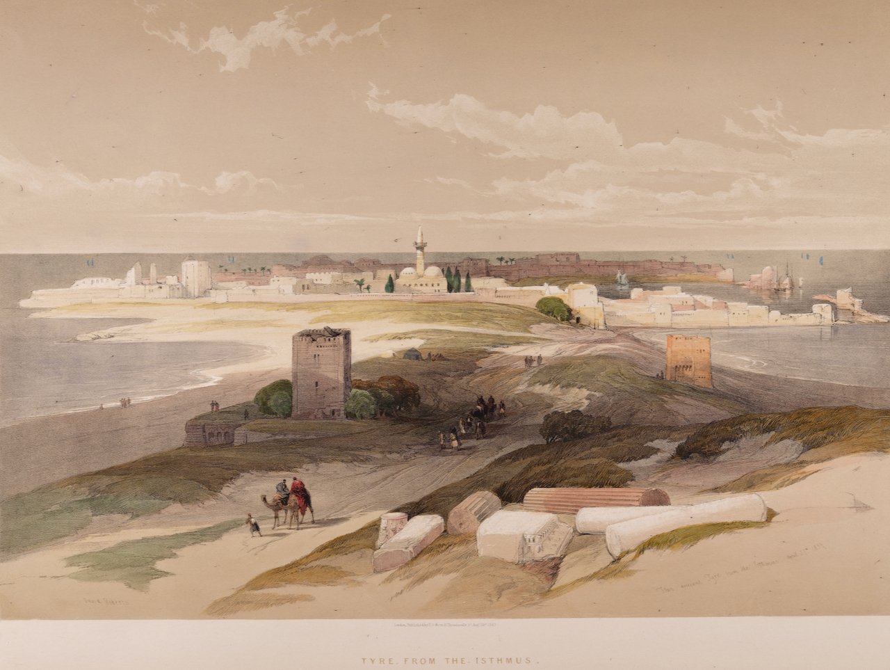 3977A Roberts, Tyre, From the Isthmus.jpeg