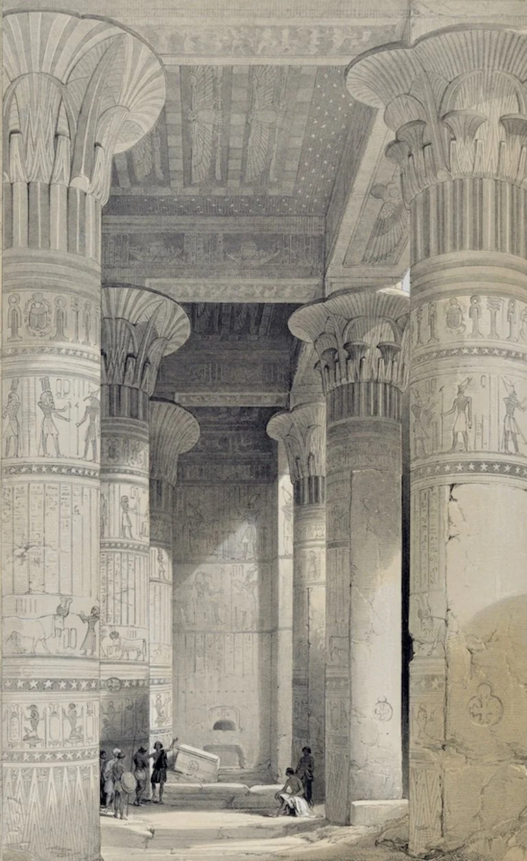 5361B Roberts, View From Under the Grand Portico, Philae.jpeg