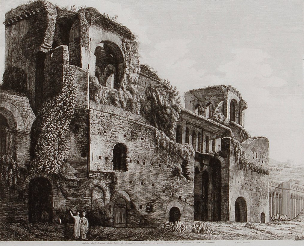 5074A Rossini, Veduta degl' Avanzi delle Torri di Belisario.jpeg