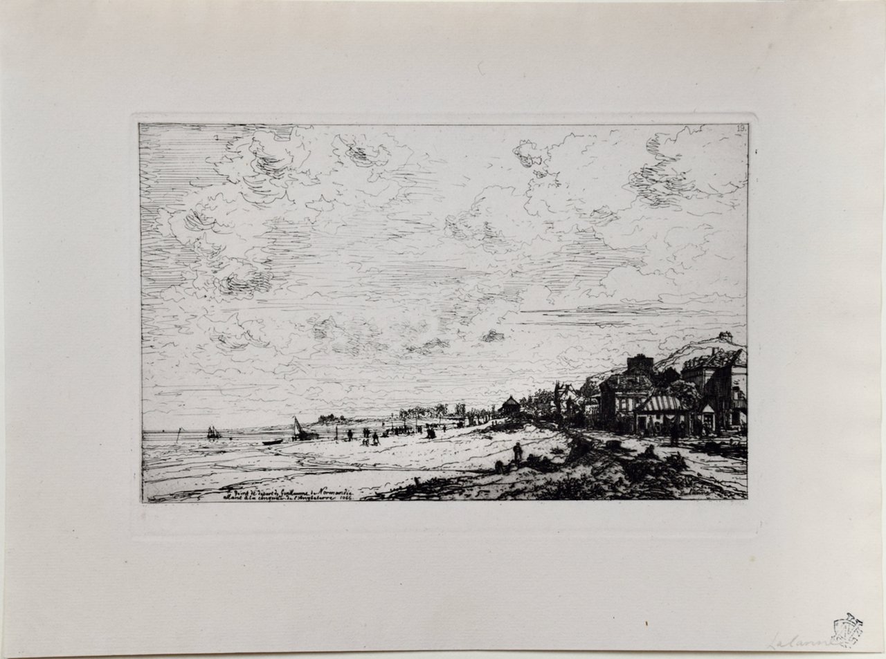 1818F Lalanne, Point de Depart de Guillaume de Normandie.jpeg