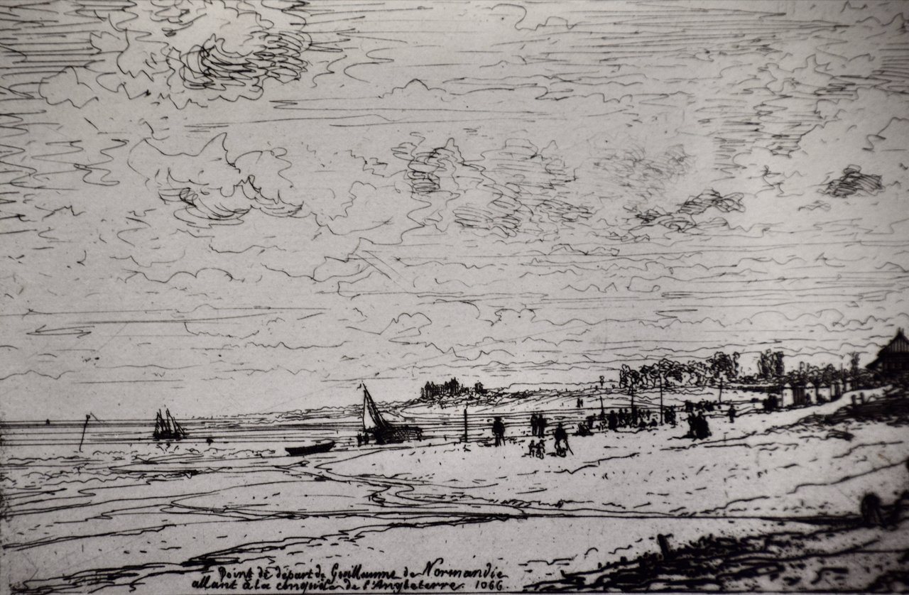 1818E Lalanne, Point de Depart de Guillaume de Normandie.jpeg