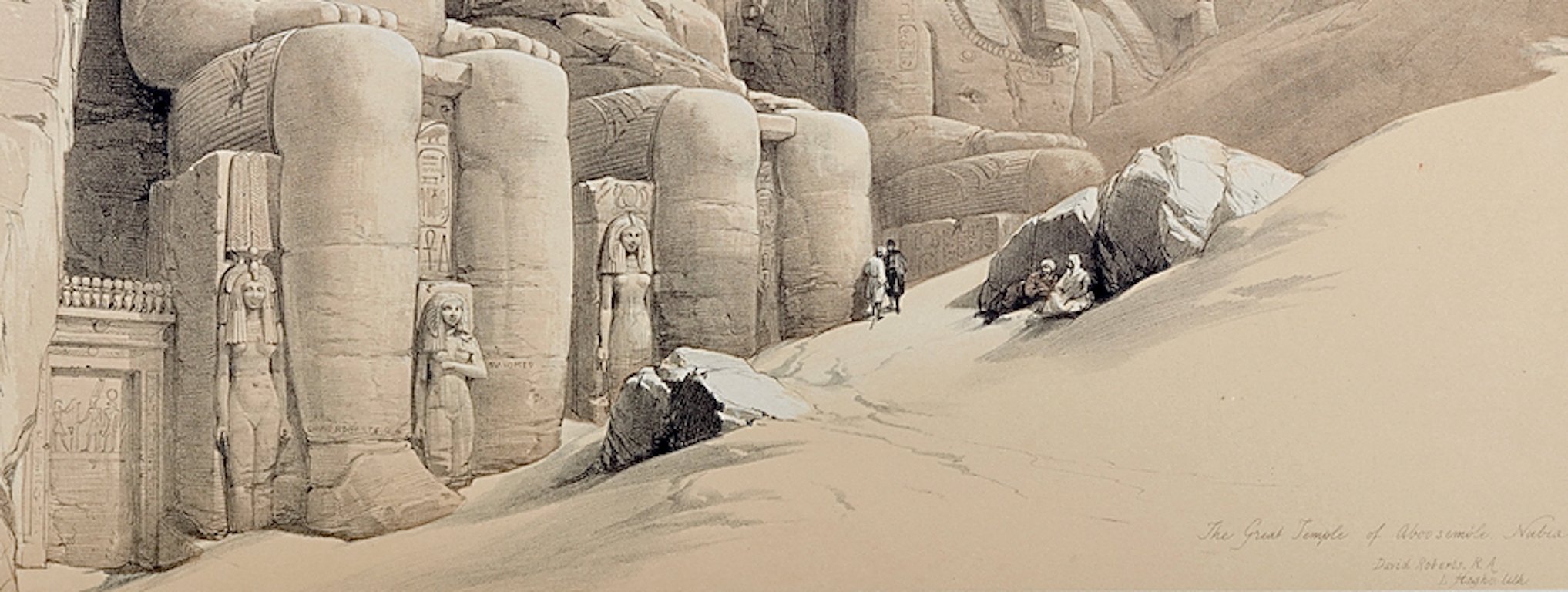 5325D Roberts, The Great Temple of Aboo Simble, Nubia.jpeg