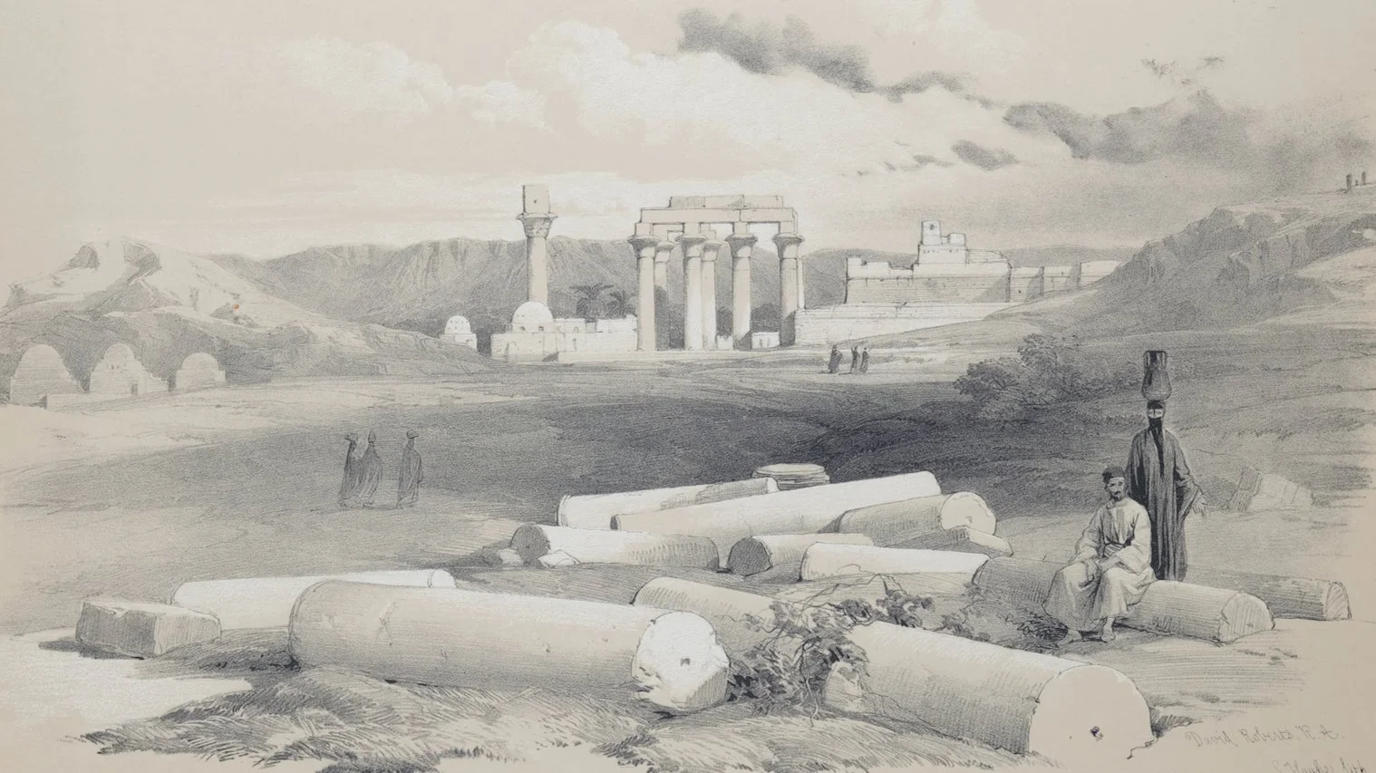 5437C Roberts, Ruins of Erment, Ancient Hermontis, Upper Egypt.jpeg