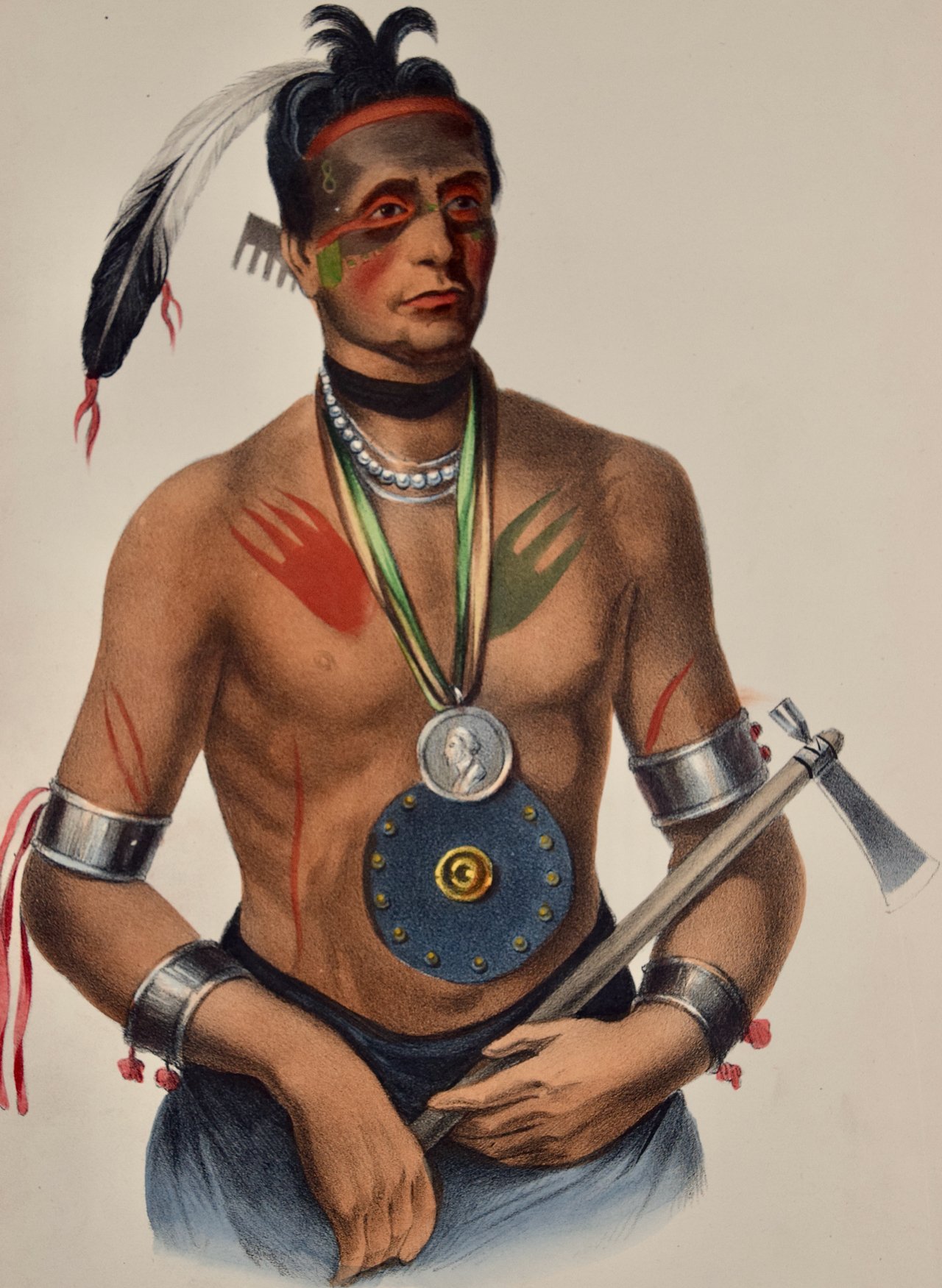 5009A McKenney & Hall, Hoo-Wan-Ne-Ka, A Winnebago Chief.jpeg