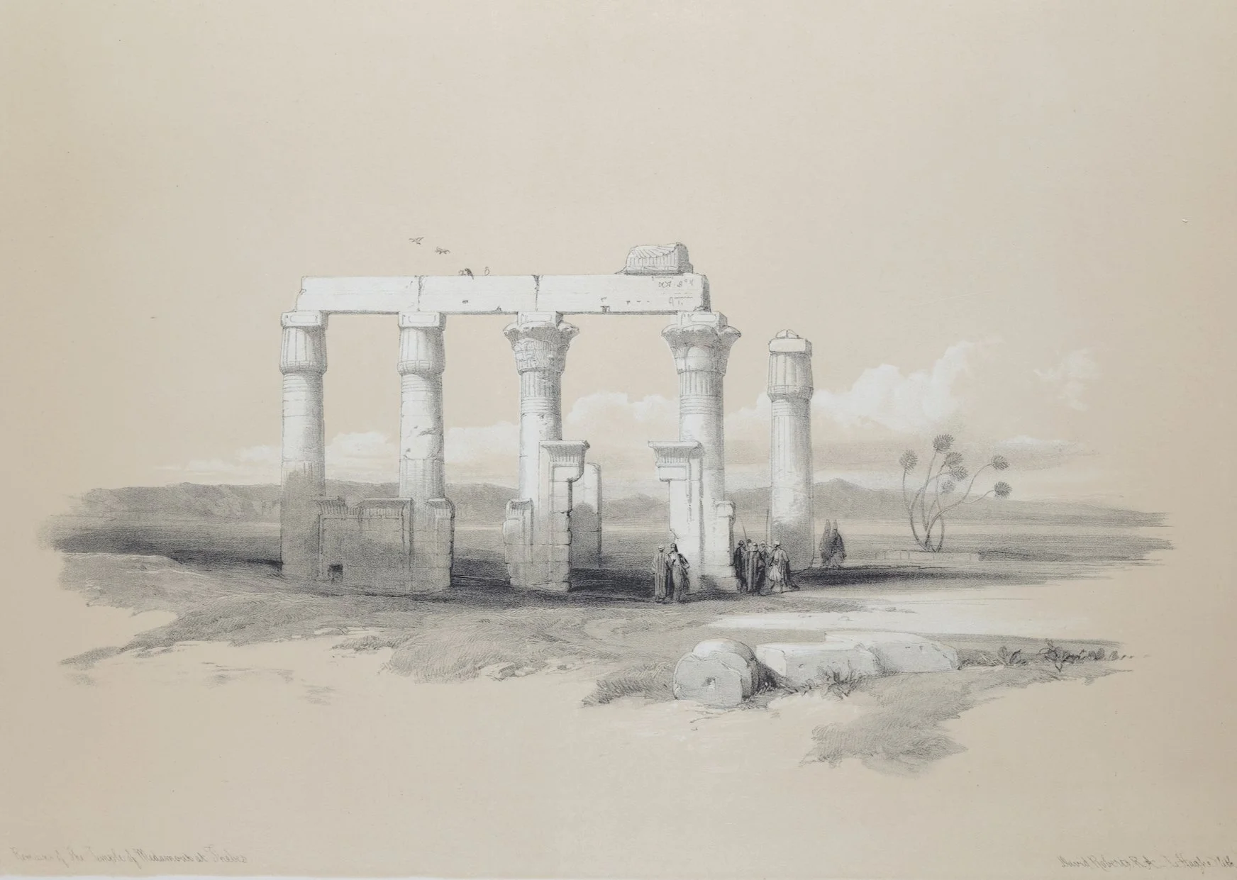 5359A Roberts, Ruins of the Temple of Medamout, Near Thebes.jpeg