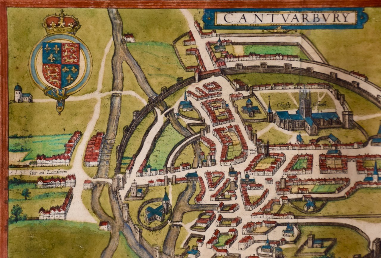 4638E Braun & Hogenburg, Cantuarbury, Map of Canterbury.jpeg
