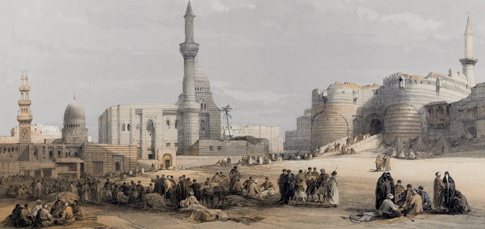 5389B Roberts, The Entrance to the Citadel of Cairo.jpeg