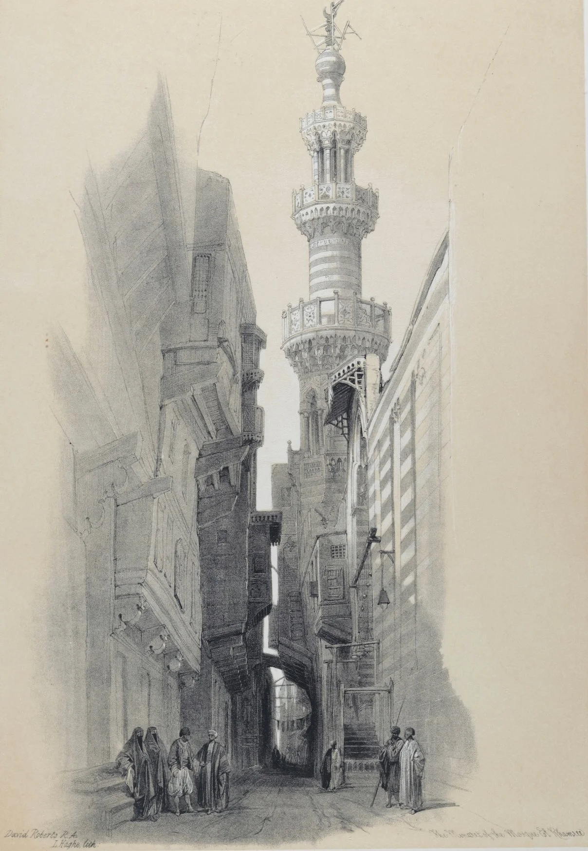 5430A Roberts, Minaret of the Mosque El Rhamree.jpeg