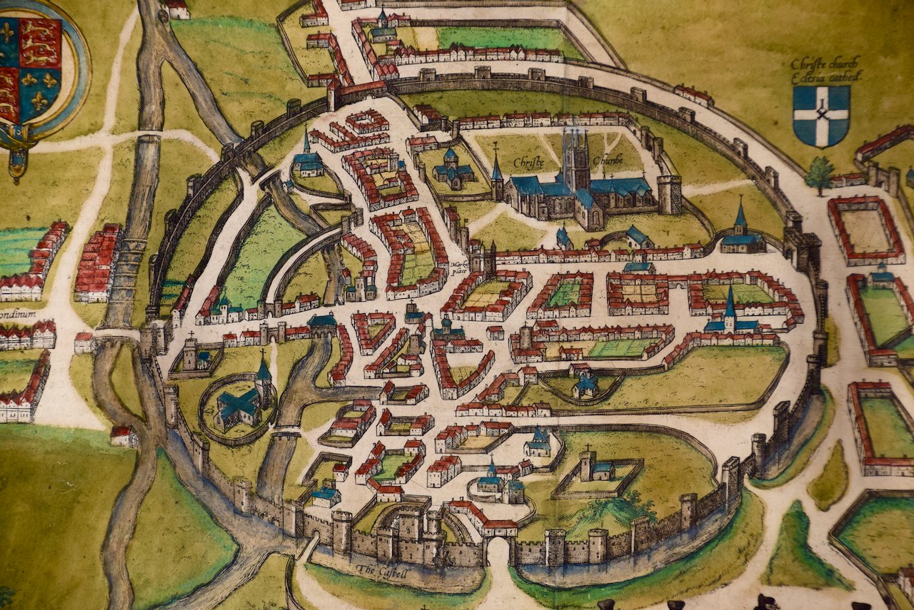 4638B Braun & Hogenburg, Cantuarbury, Map of Canterbury.jpeg