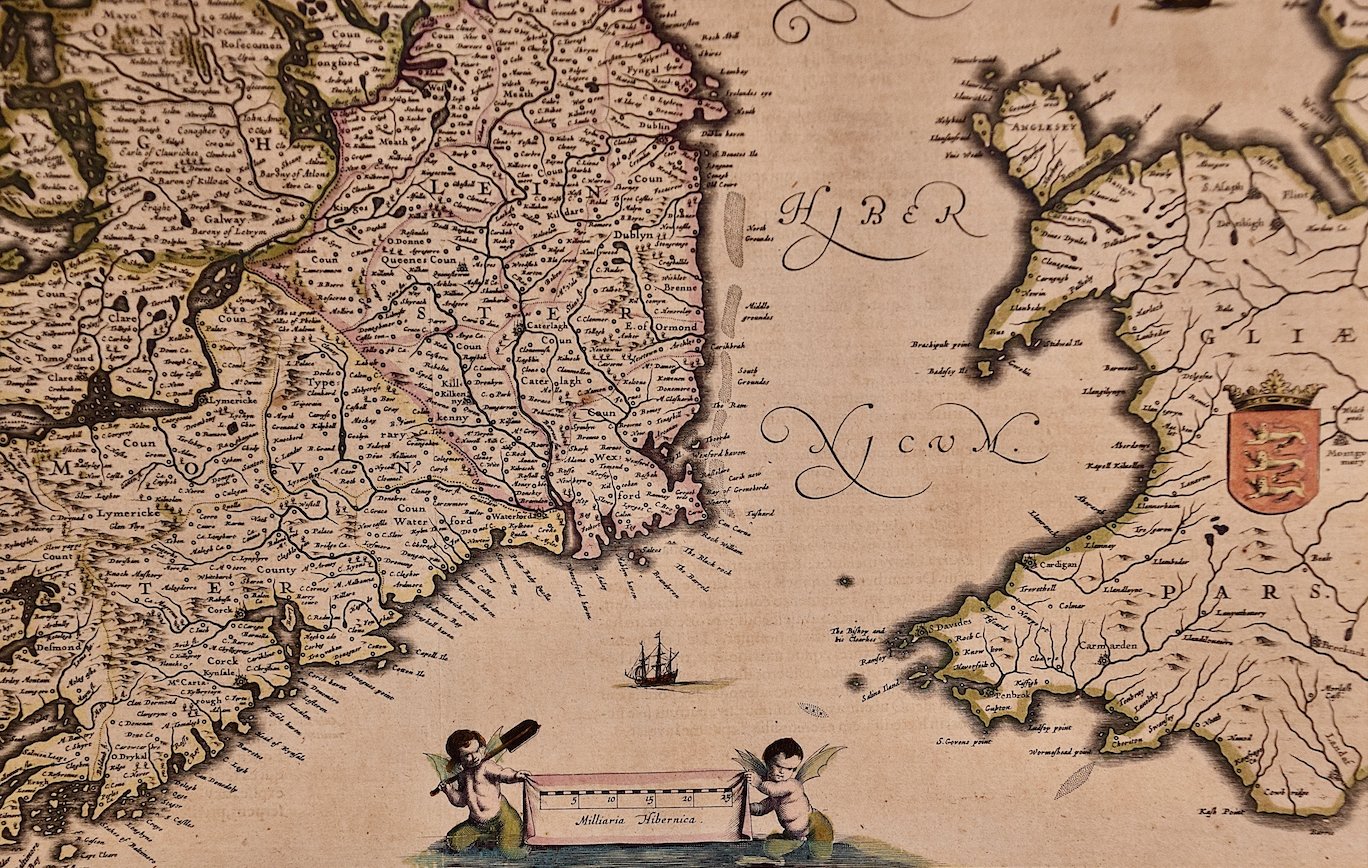 4703C Blaeu, Hibernia Regnum Ireland from Atlas Novus.jpeg