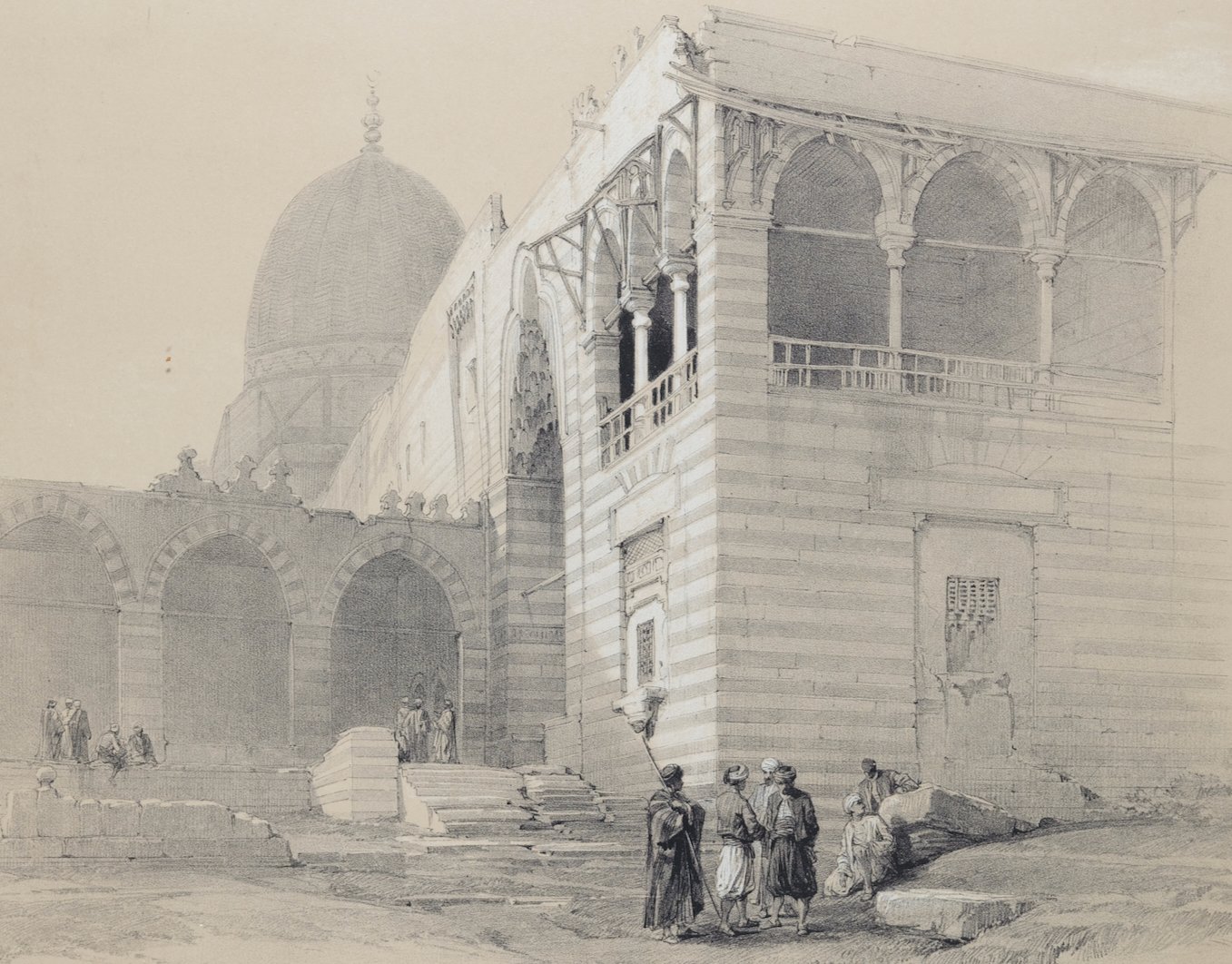 5396 CRoberts, One of the Tombs of the Caliphs, Cairo.jpeg