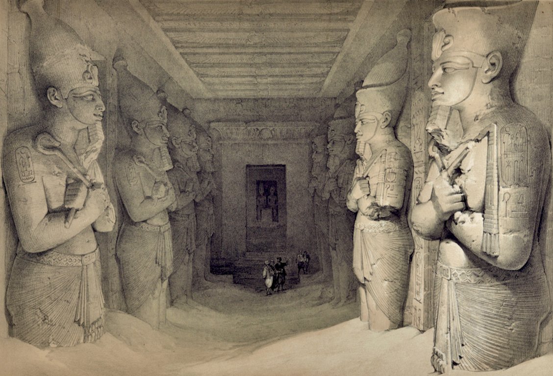 5327B Roberts, Interior of the Temple of Aboo Simbel.jpeg