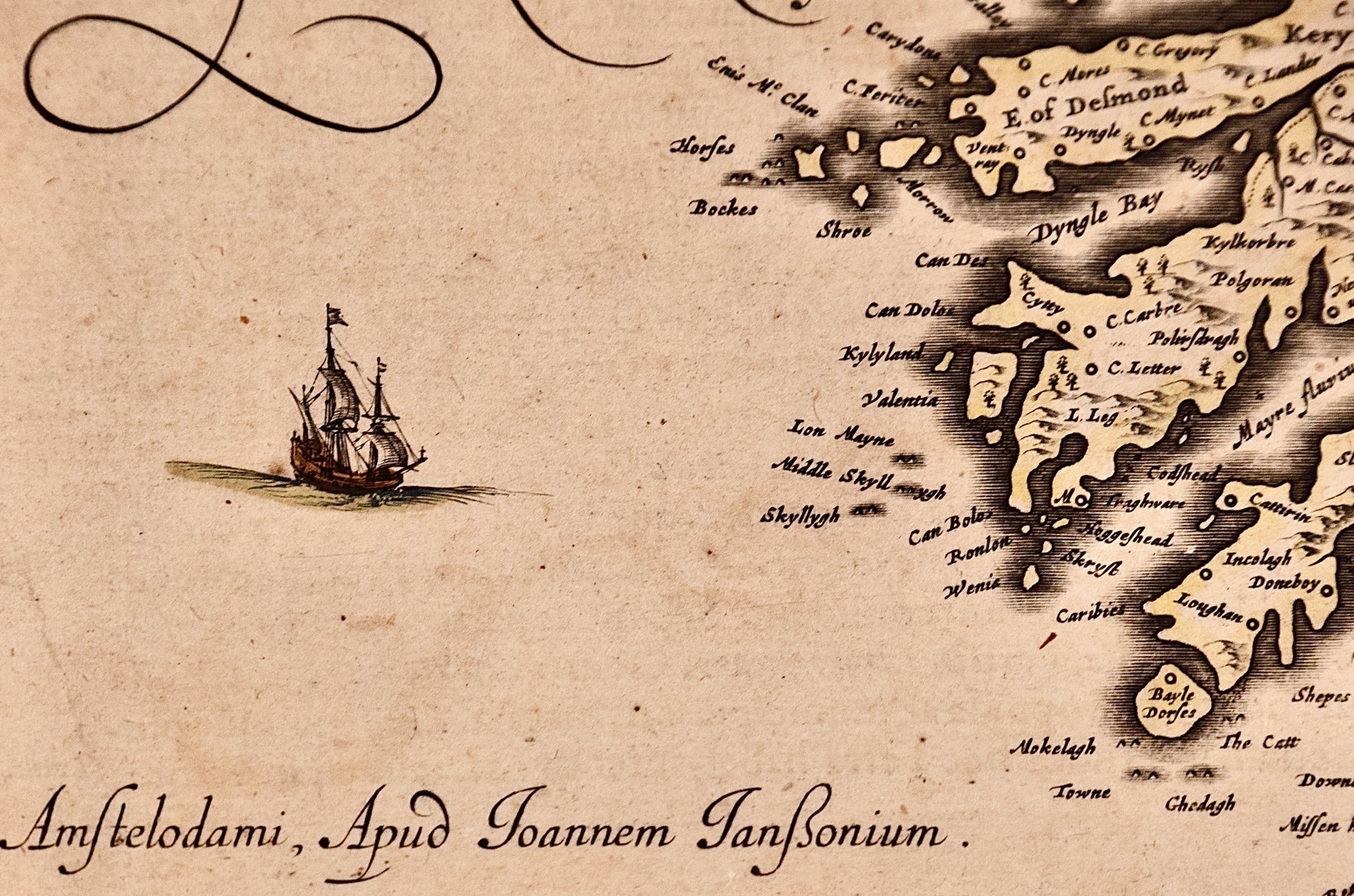 4703D Blaeu, Hibernia Regnum Ireland from Atlas Novus.jpeg