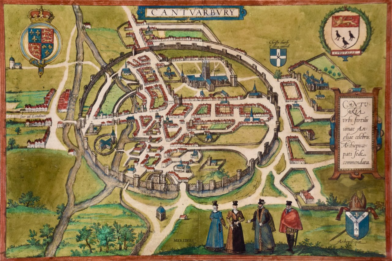 4638A Braun & Hogenburg, Cantuarbury, Map of Canterbury.jpeg