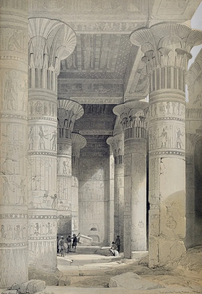 5361A Roberts, View From Under the Grand Portico, Philae.jpeg