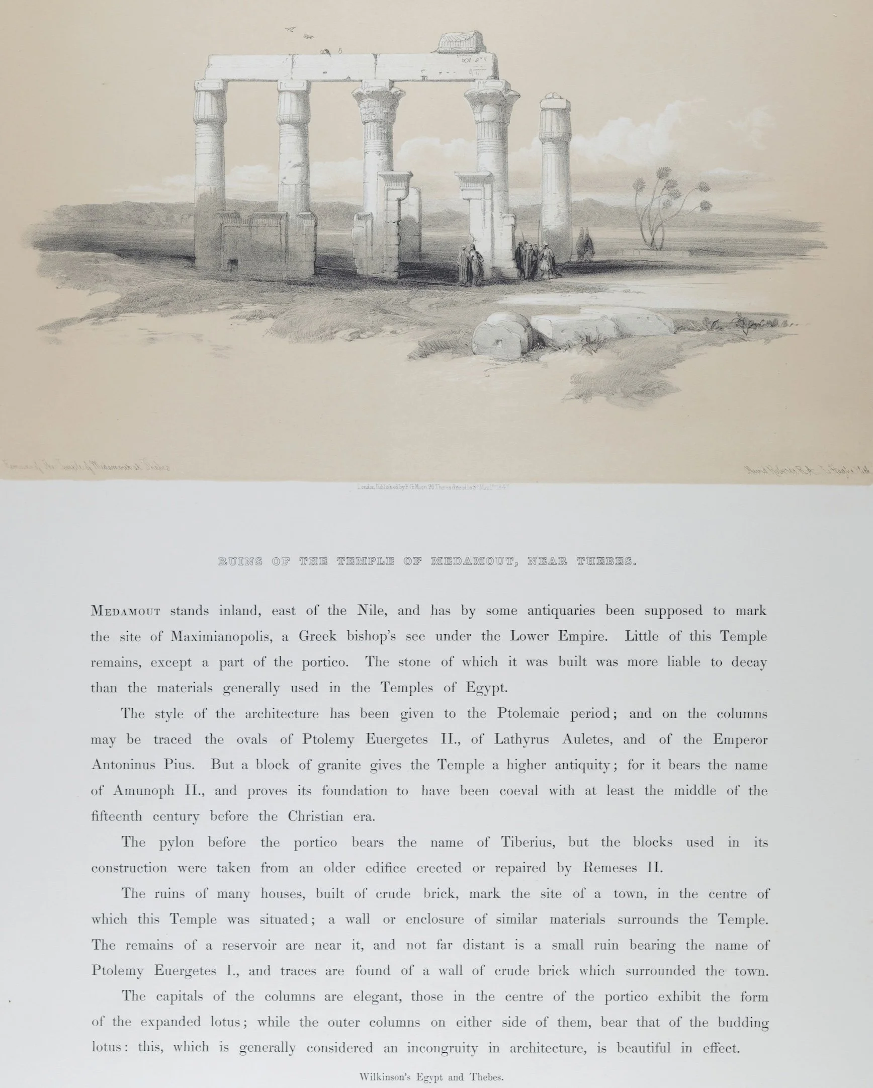 5359B Roberts, Ruins of the Temple of Medamout, Near Thebes.jpeg
