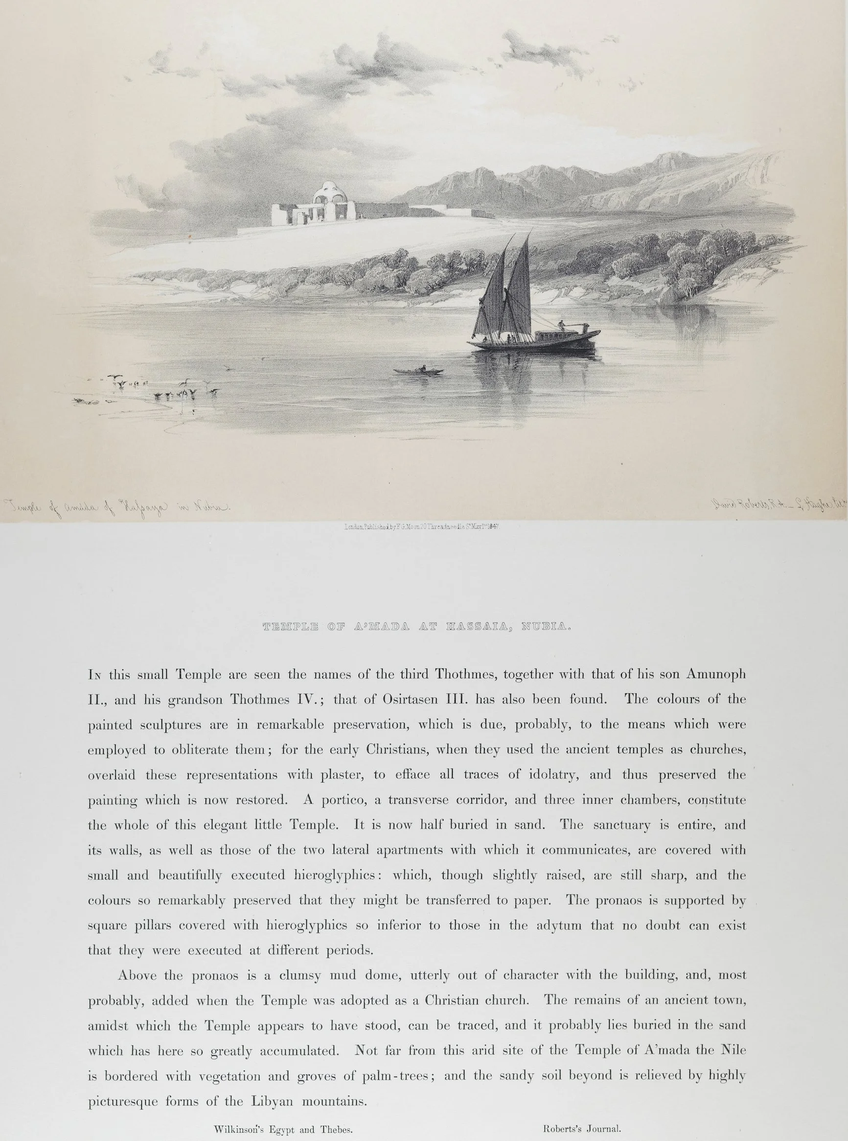 5435B Roberts, Temple of A'Mada at Hassaia, Nubia.jpeg