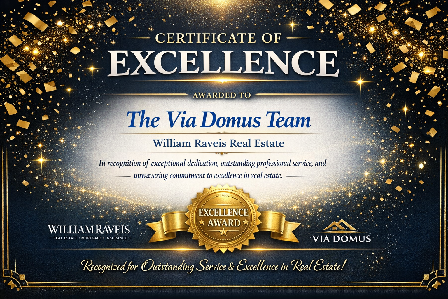 Award winning real estate services by Michael Grady and Brenda Drzewiecki of The Via Domus Team