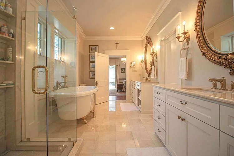 Luxury Primary Bathroom presented by The Via Domus Team of William Raveis, Avon, CT