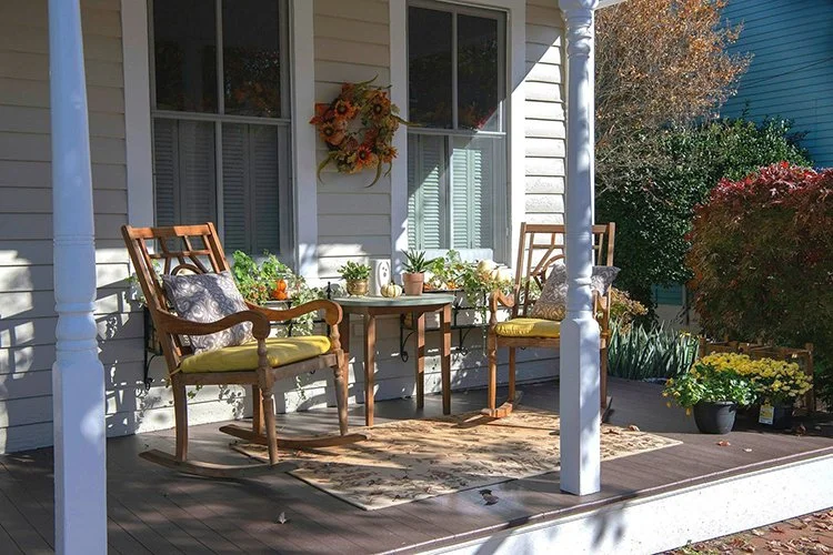 Very inviting front porch presented by The Via Domus Team of William Raveis, Avon, CT