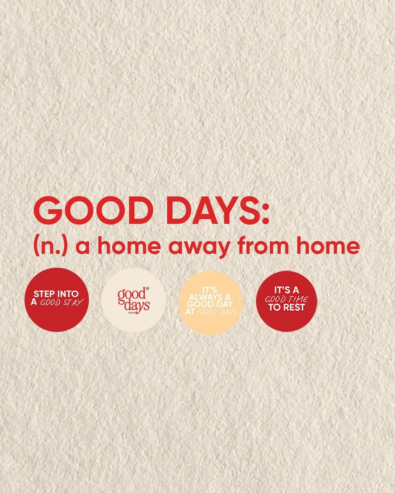 Experience the warmth of a good stay.