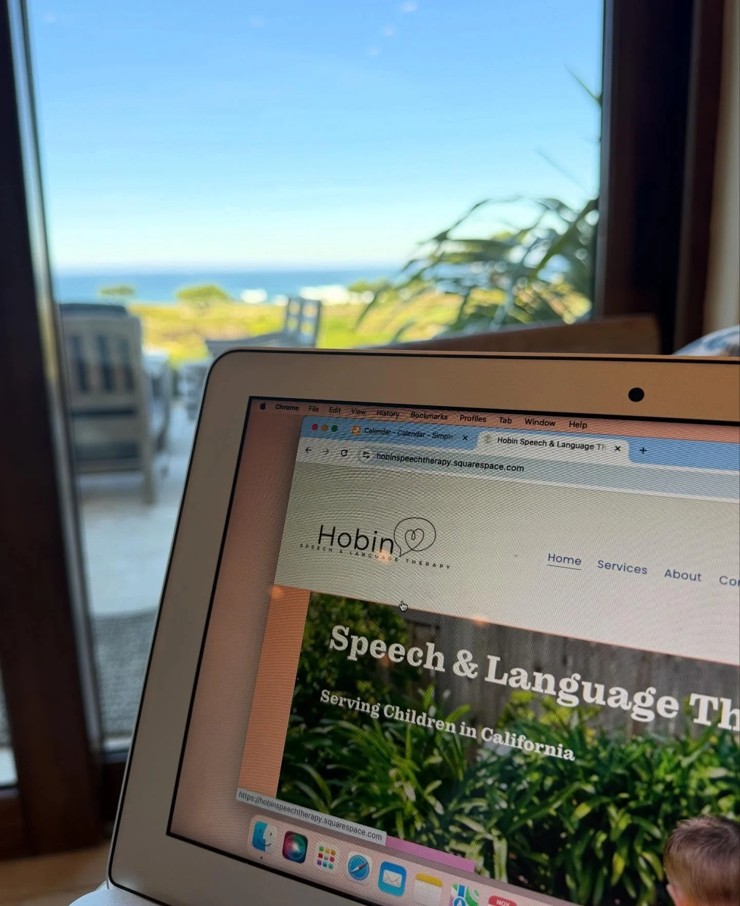 Out of office(ish). Session notes in progress, family by my side, and the best view as my coworker&hellip;