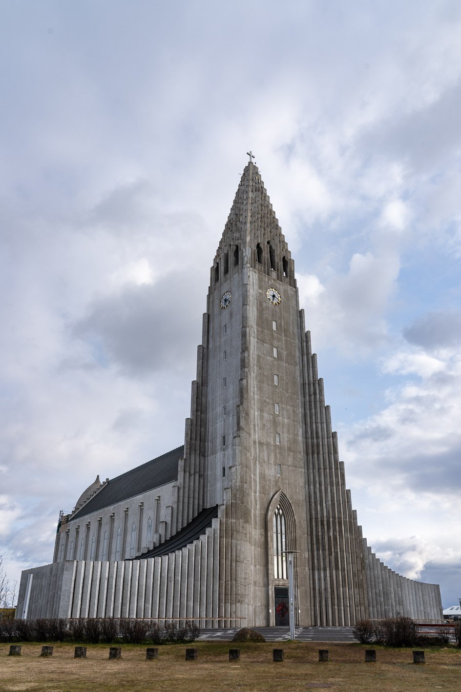   Hallgrímskirkja , the tallest church in Iceland, stands as an iconic symbol of  Reykjavik , inspired by the basalt columns found in Icelandic nature. 