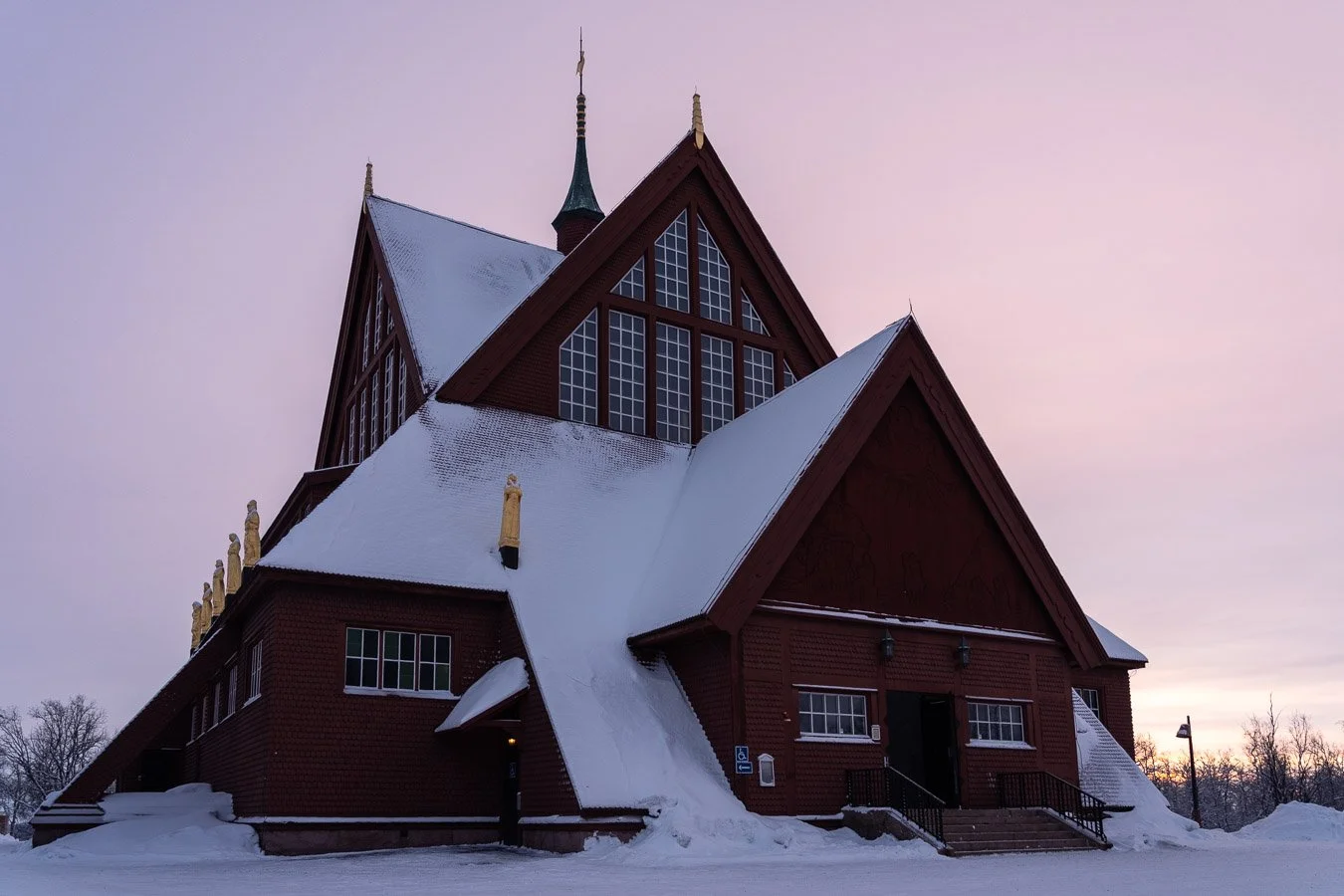  Exterior of Kiruna Church. 