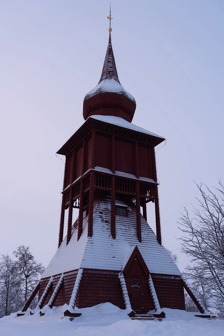  Bell tower of Kiruna Church. 