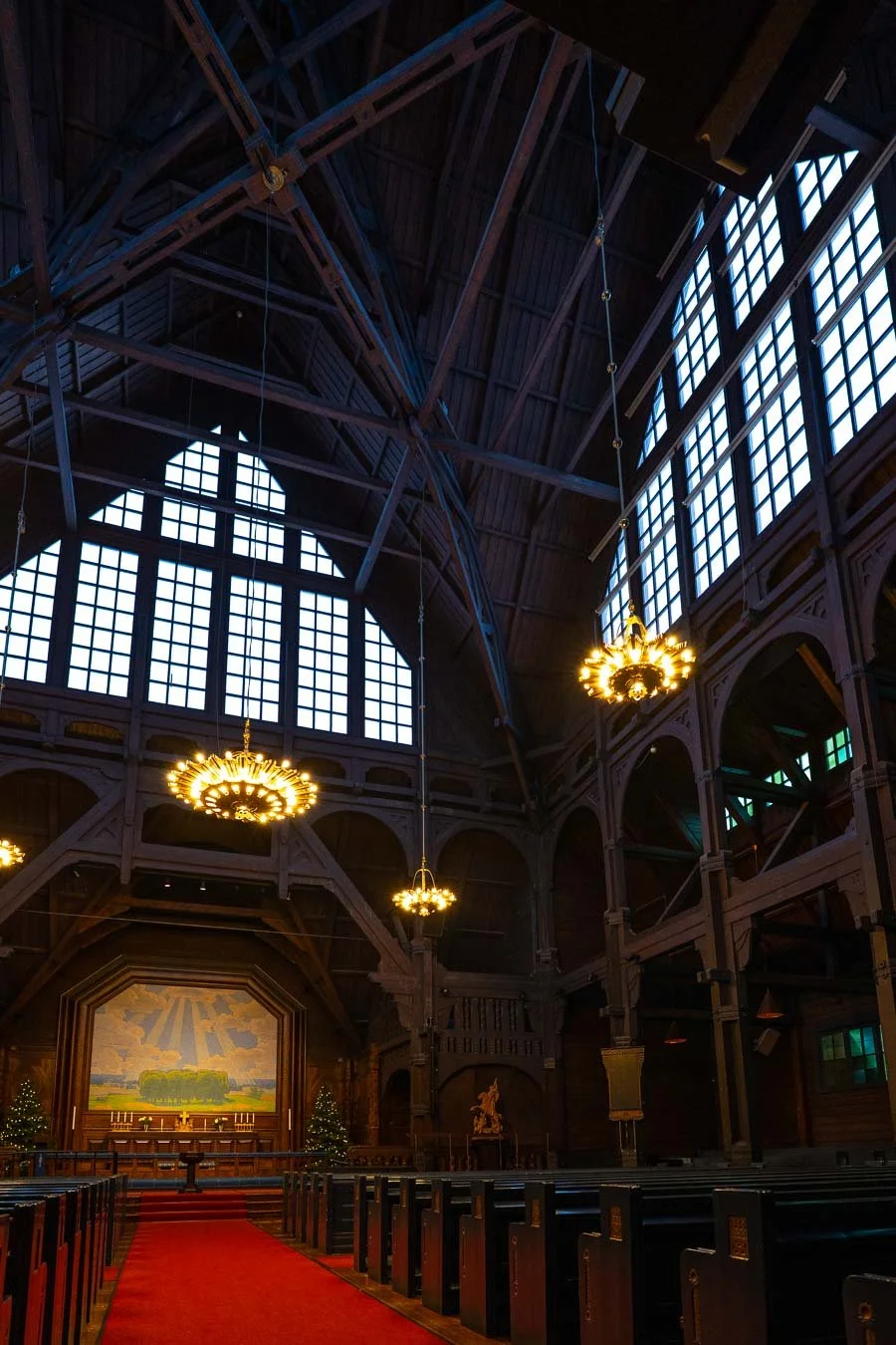  Interior of Kiruna Church. 