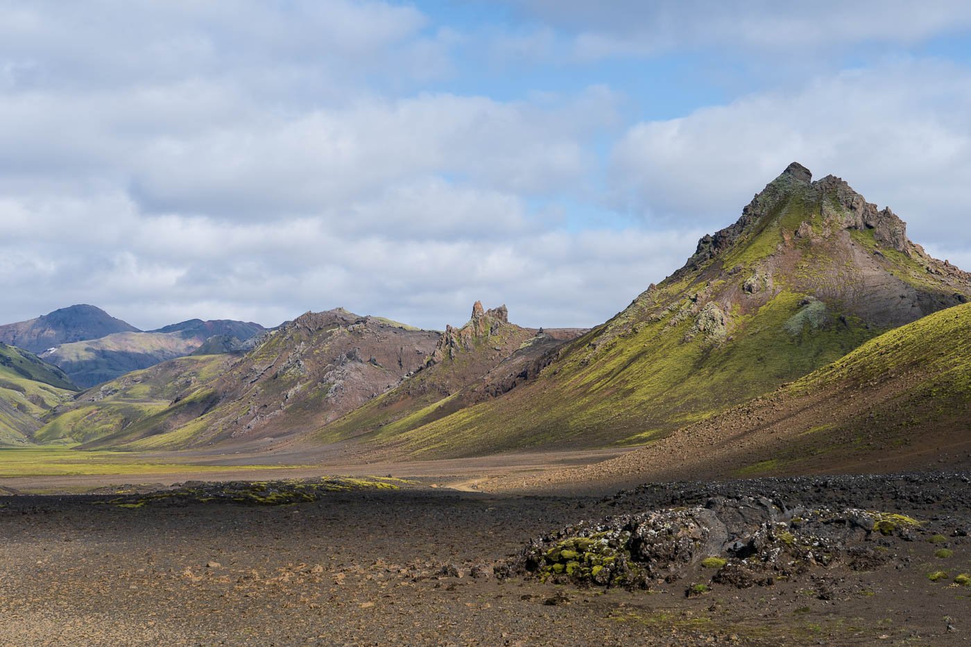  More rugged landscapes surrounding the  Hvanngil  campsite. 