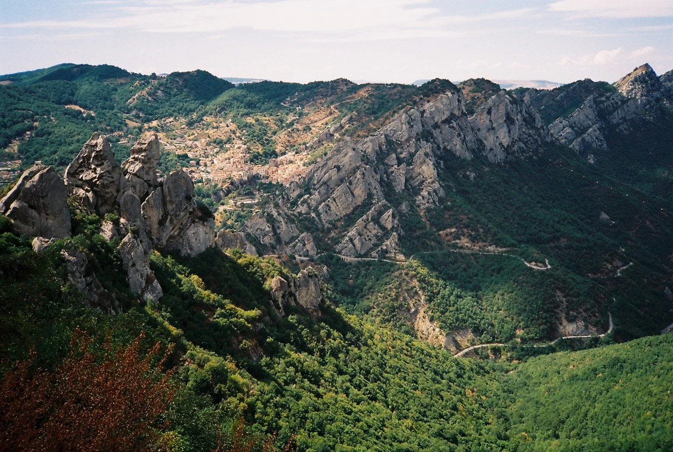 ▴ Jagged Peaks surrounding Castelmezzano (Gold 200)