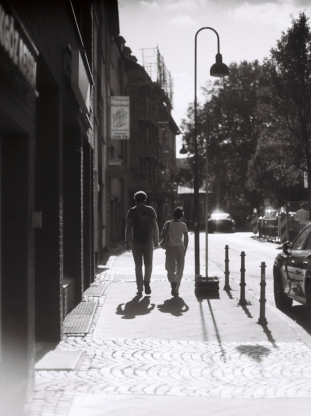 ▴ Couple at Golden Hour (FP4 Plus)