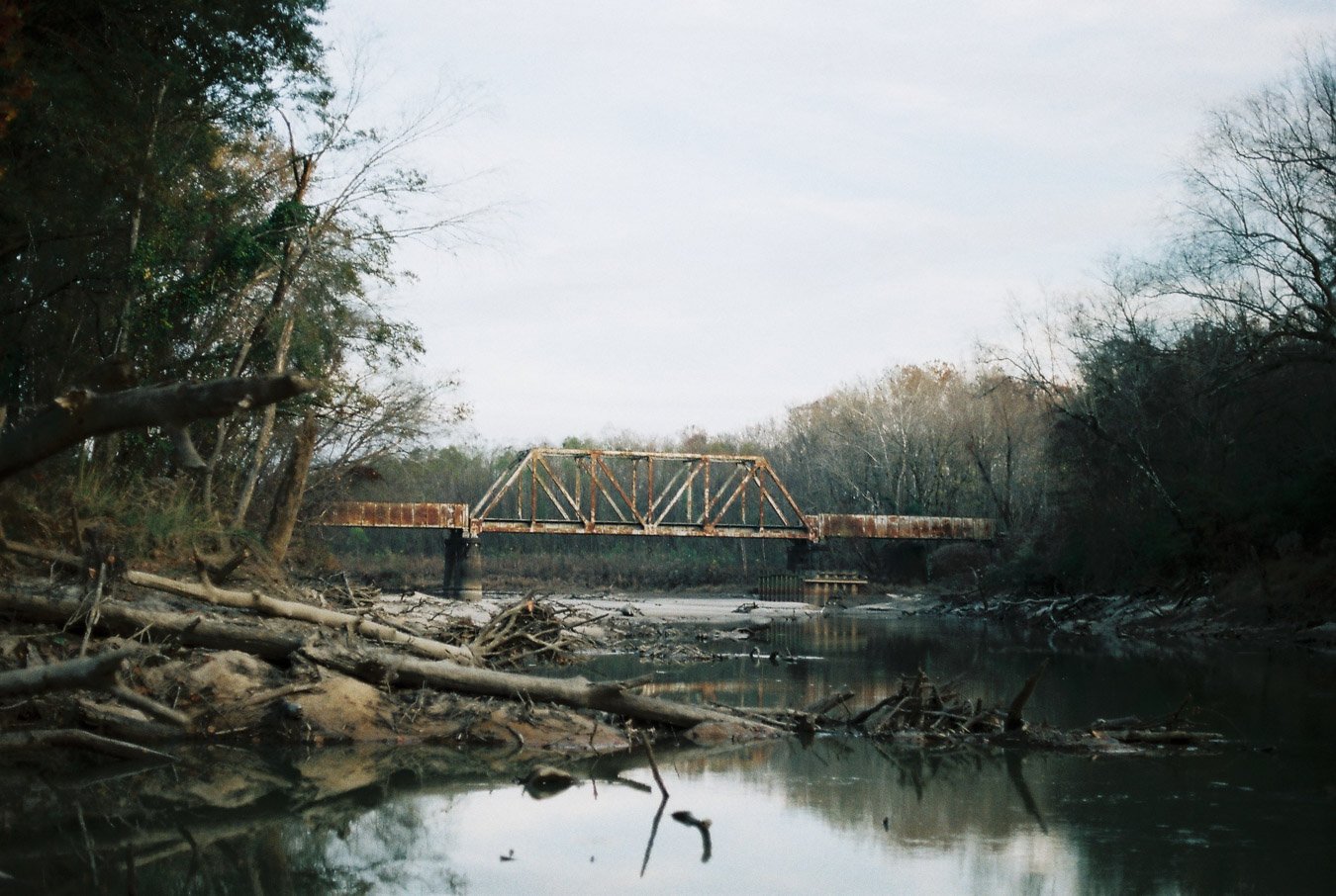 ▴ Old Bridge on the Yalobusha River (Fuji 200)