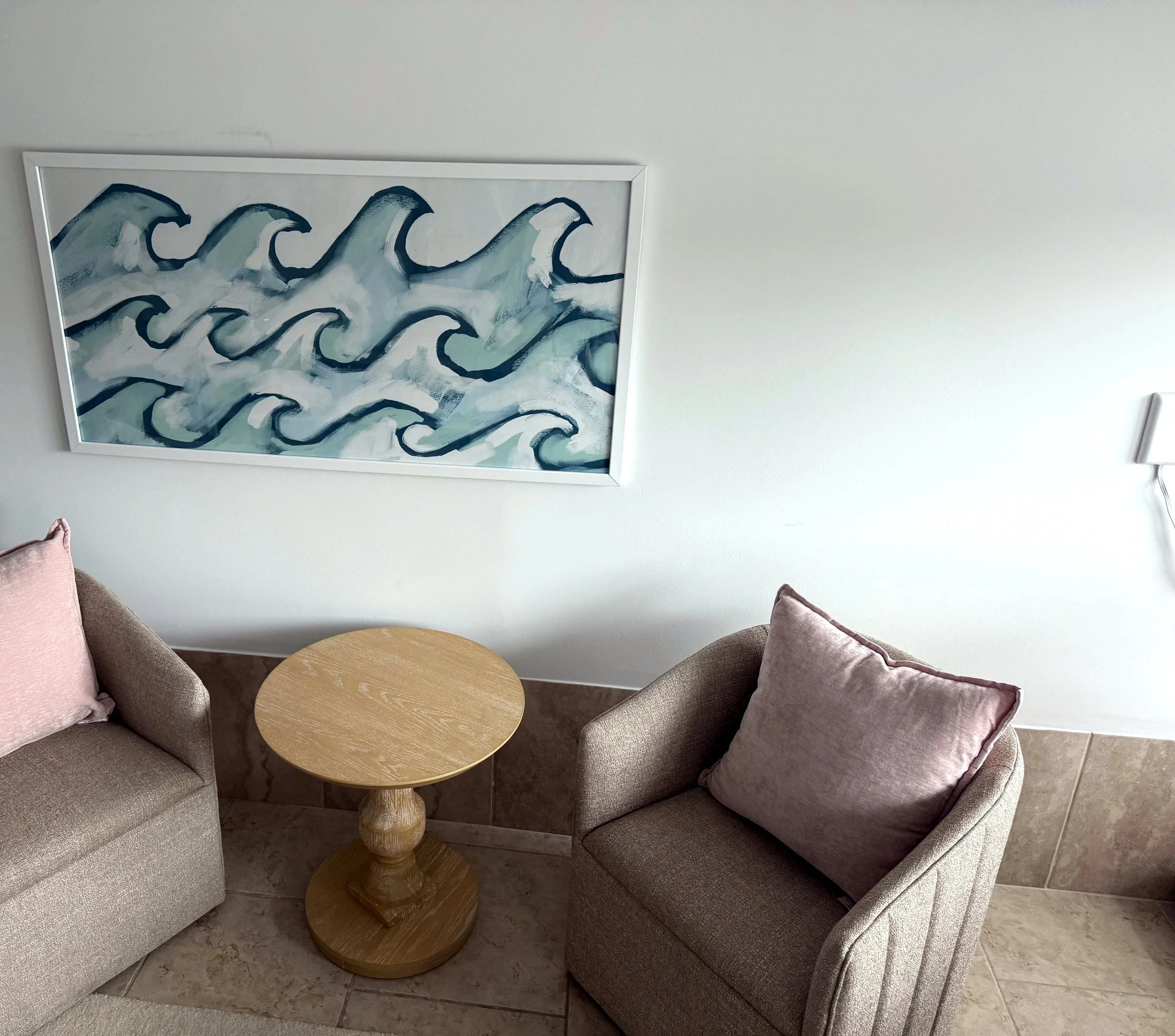 Waiting area at Fairfield County Speech Therapy, Westport CT