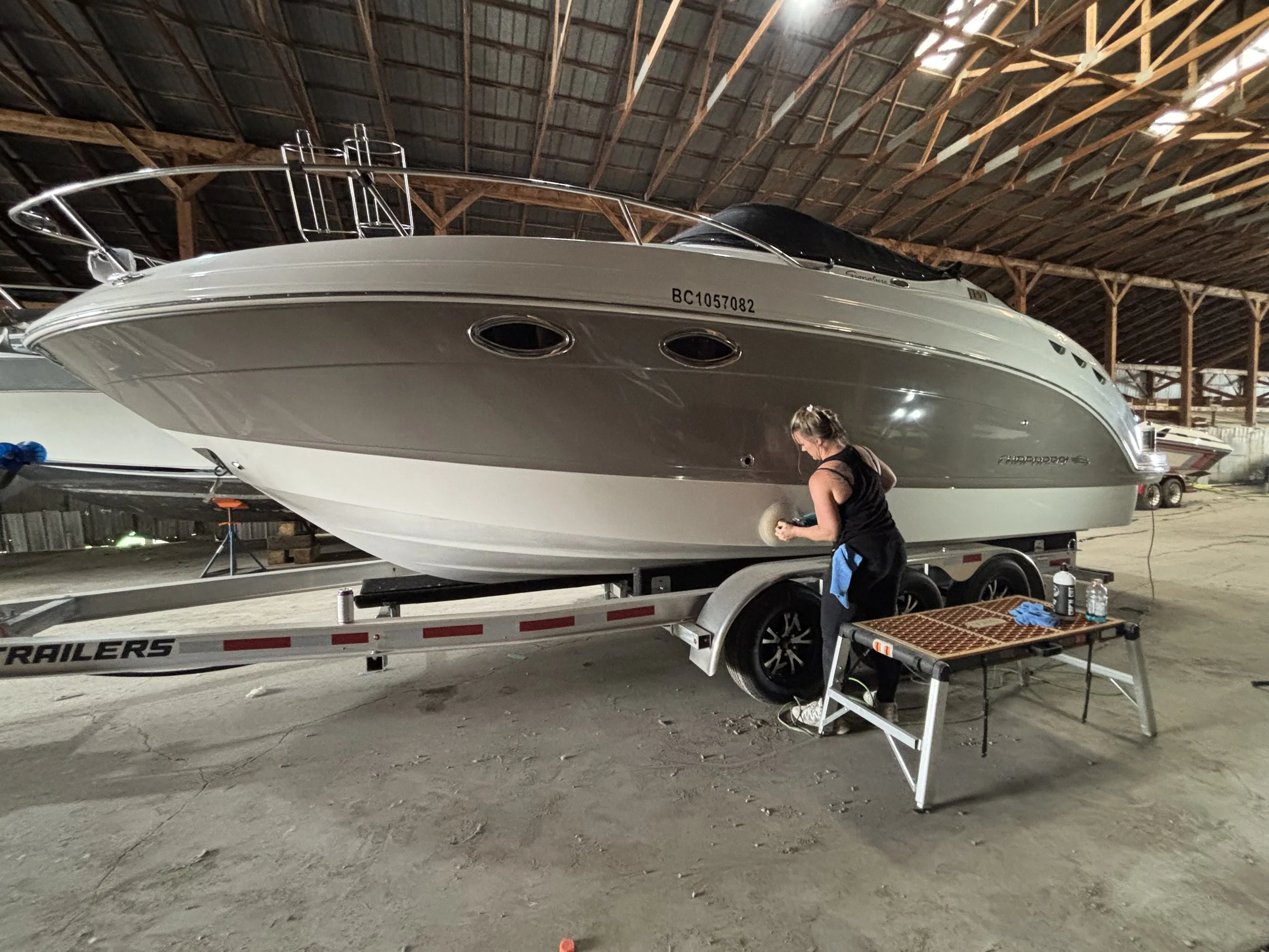 Gelcoat restoration Muskoka Ontario