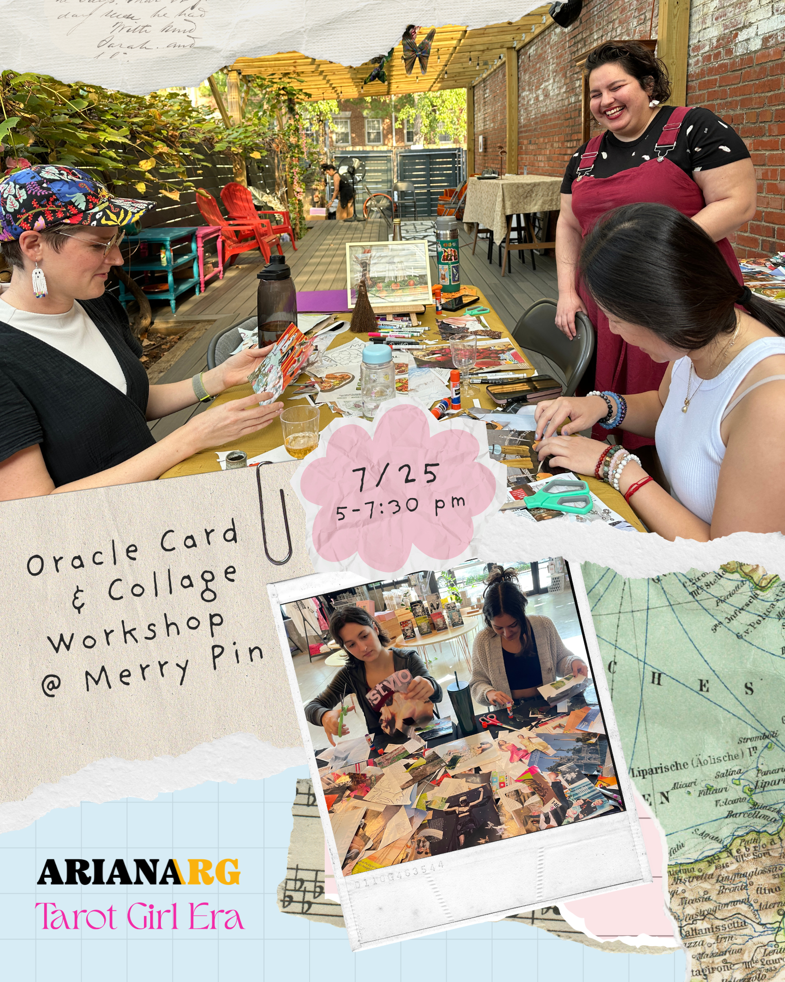 DIY Oracle Card Collage Workshop @ Merry Pin