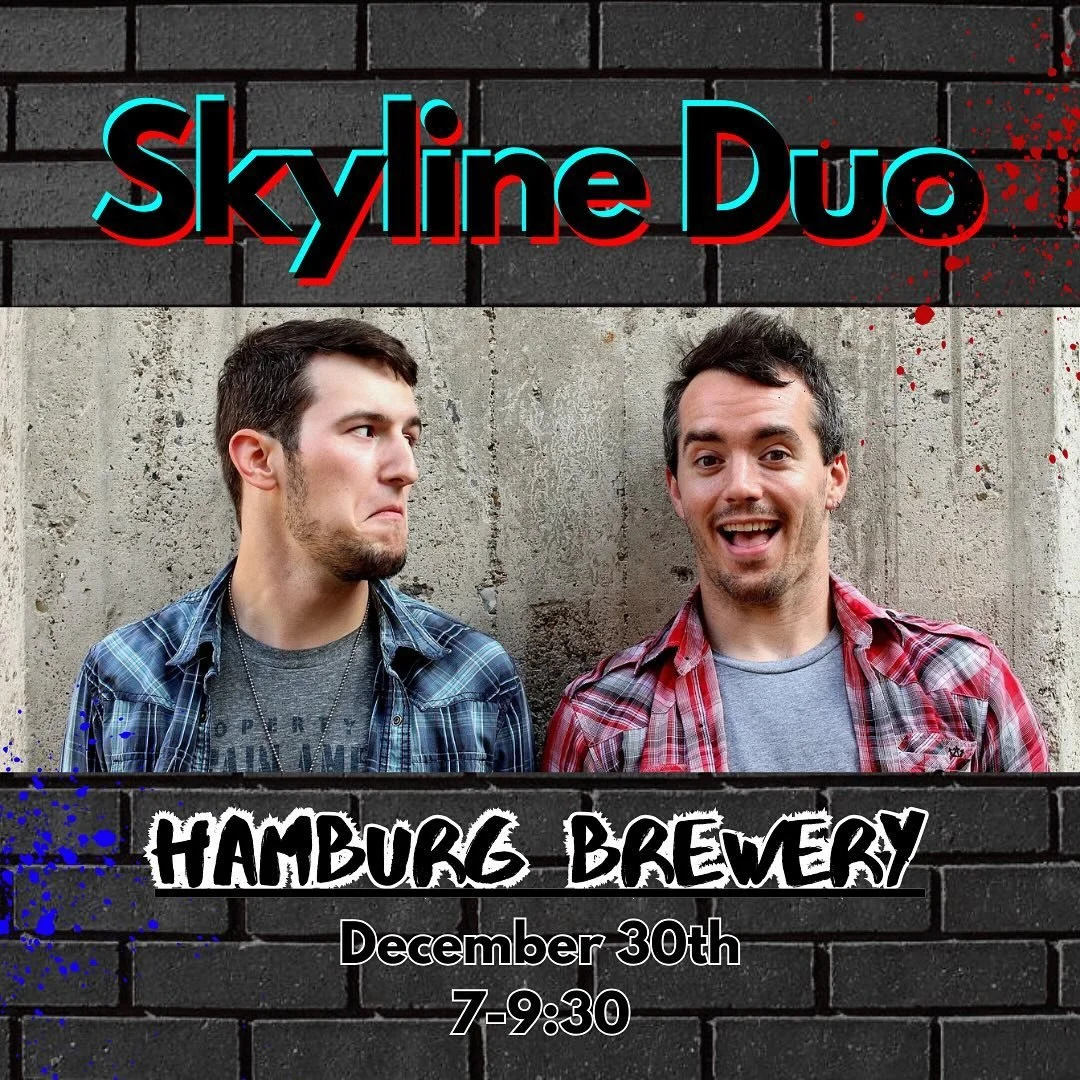 Tonight!!! @mattbannistermusic and @garrettsheamusic are capping off 2023 at @hamburgbrewing starting at 7. Come party with us!!!🎉🥳